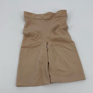 Spanx Power Series High-Waisted Shaping Shorts in Nude | Small